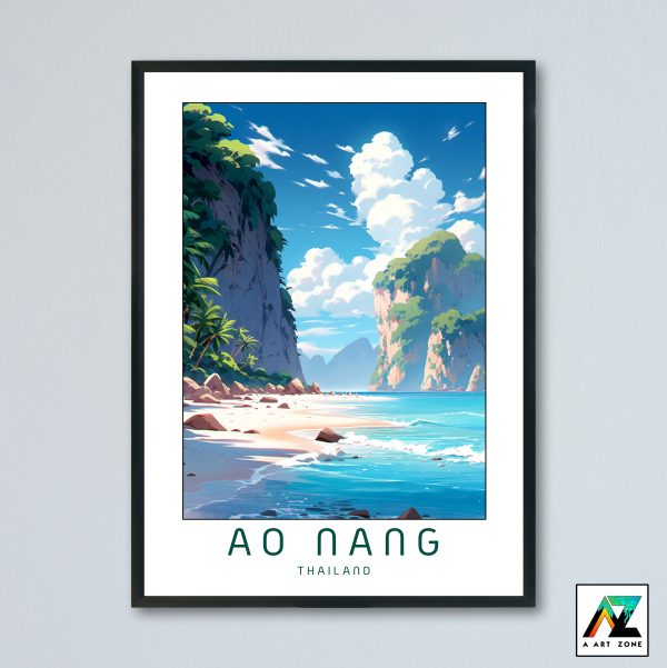 Island Serenity: Ao Nang Framed Wall Art in Krabi Province