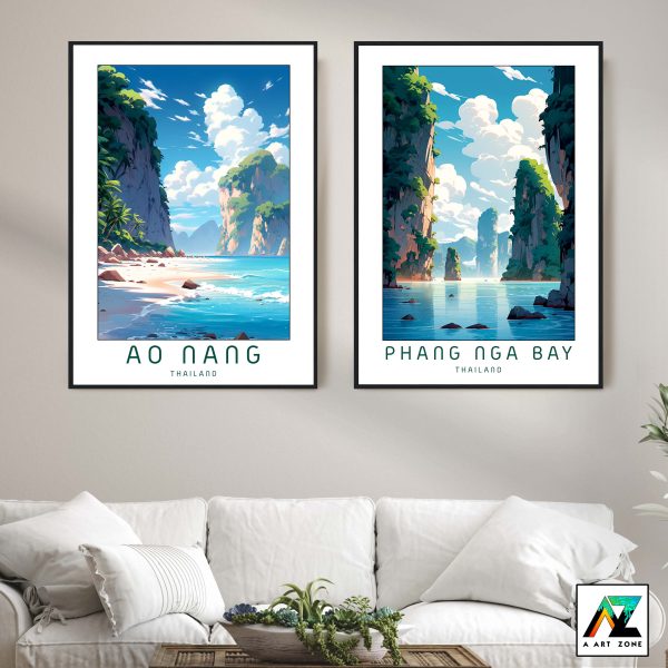 Krabi's Timeless Beauty: Ao Nang Framed Wall Art