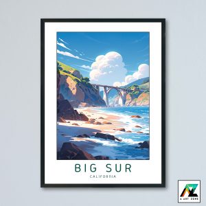 Coastal Elegance: Big Sur Carmel State Park Framed Art