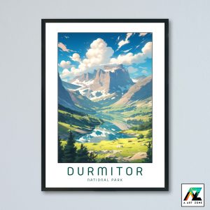 Untamed Peaks: Durmitor National Park Framed Wall Art