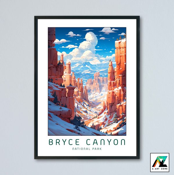 Utah Canyon Retreat: Bryce Canyon National Park Framed Wall Art