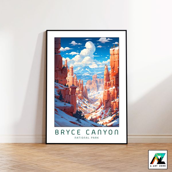 Canyon Majesty: Bryce Canyon National Park Framed Wall Art in Tropic