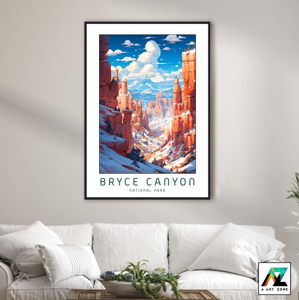 American Canyon Charm: Framed Wall Art of Bryce Canyon National Park