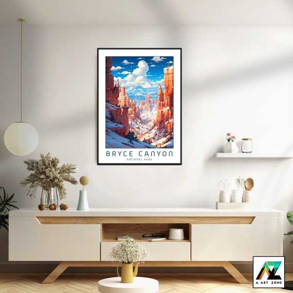 Untamed Canyon Peaks: Bryce Canyon National Park Framed Wall Art