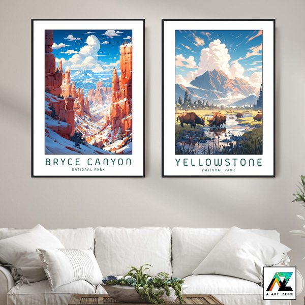 Tropic's Timeless Beauty: Bryce Canyon Framed Wall Art in National Park