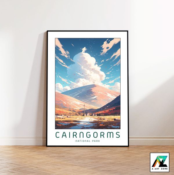 Nature's Highland Symphony: Framed Cairngorms National Park Wall Art in Inverness, Scotland