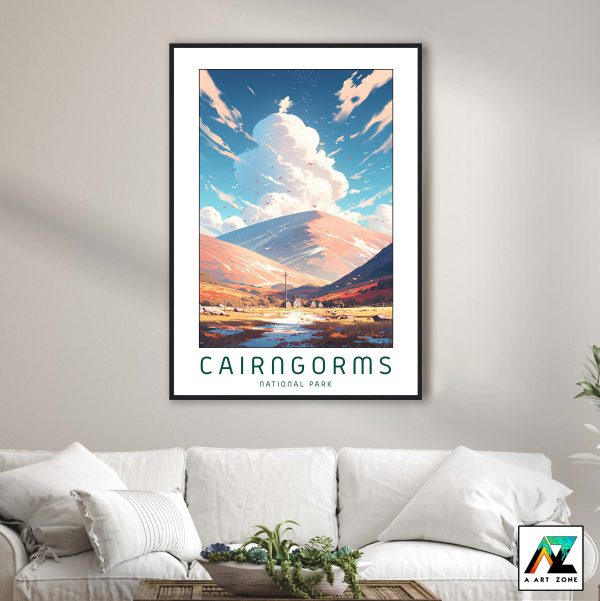 Highland Majesty: Cairngorms National Park Framed Wall Art in Inverness