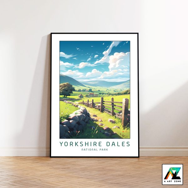 UK Dales Majesty: Framed Wall Art of Yorkshire Dales National Park