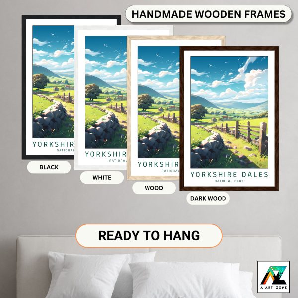 British Dales Charm: Framed Wall Art of Yorkshire Dales National Park