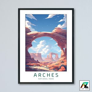Desert Majesty: Arches National Park Framed Wall Art in Moab