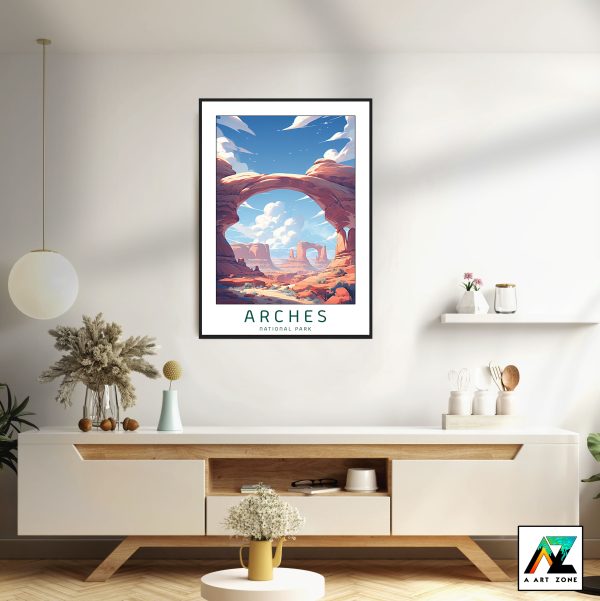 Moab's Timeless Beauty: Arches National Park Framed Wall Art