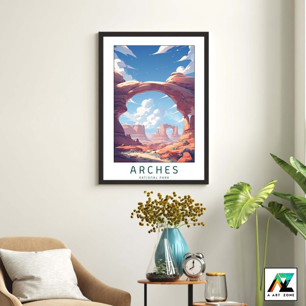 Untamed Arches Peaks: Arches National Park Framed Wall Art