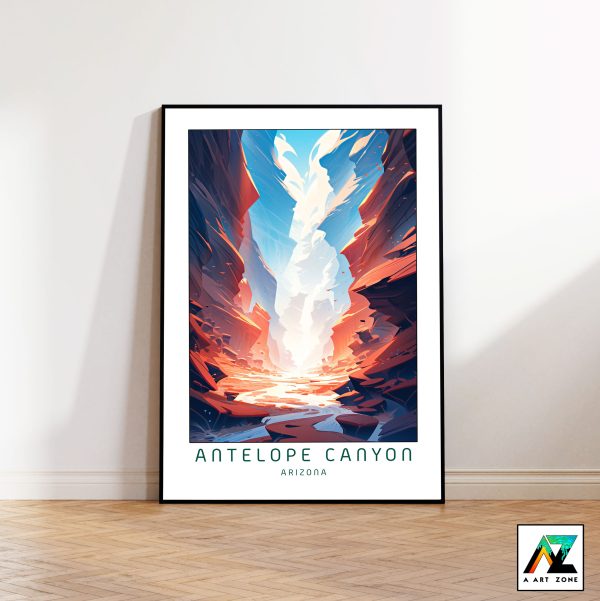 Page's Timeless Wonder: Antelope Canyon Framed Wall Art