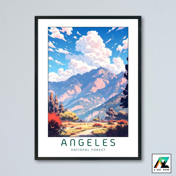 Artistry in American Forests: Los Angeles's Forest Framed Wall Art