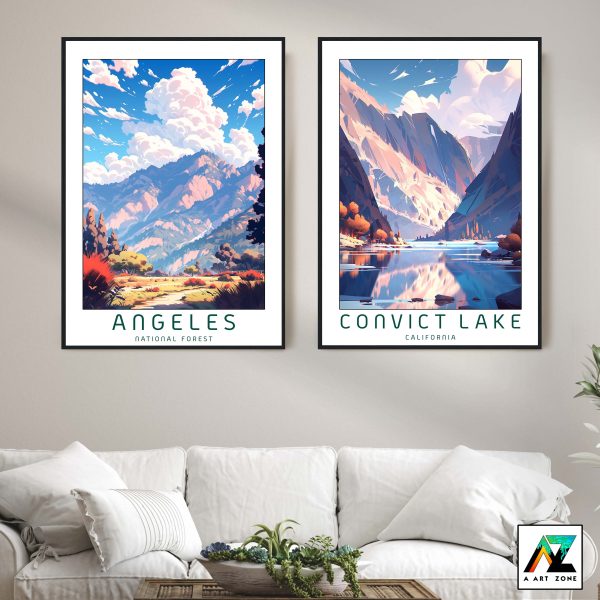 Los Angeles Wilderness: Angeles National Forest Framed Wall Art