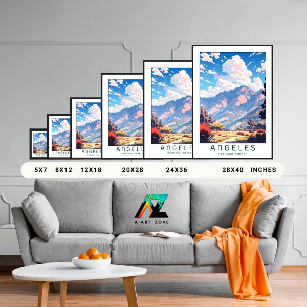 Nature's Retreat: Angeles National Forest Framed Wall Art