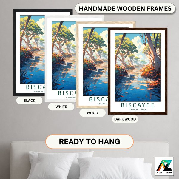 Coastal Haven: Biscayne National Park Framed Wall Art in Miami-Dade County, Florida