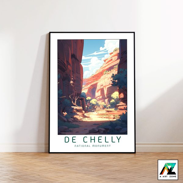 American Nature Escape: Framed Wall Art of De Chelly National Monument Apache County Arizona