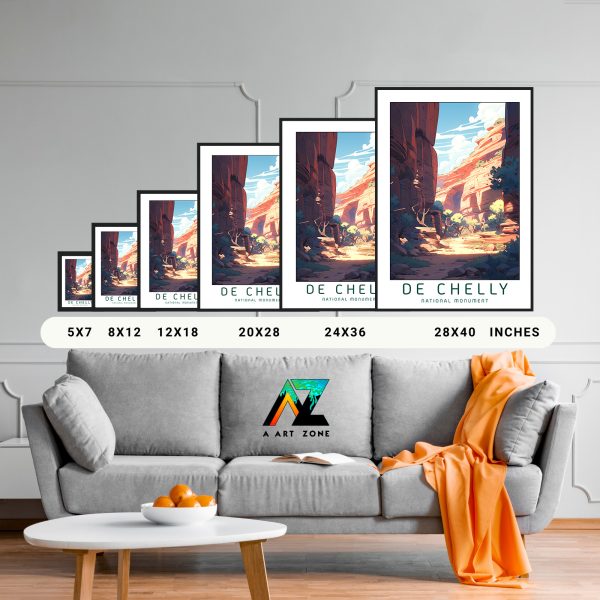 Canyon Tranquility: De Chelly National Monument Apache County Arizona Framed Wall Art