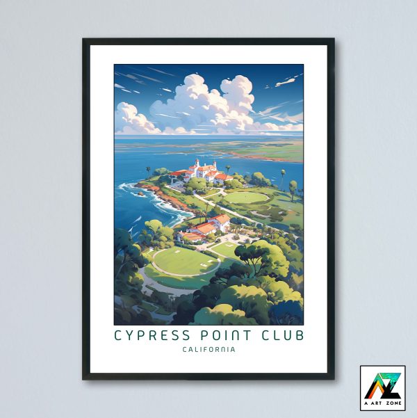 Cypress Point Club Pebble Beach California USA - Golf Club Scenery Artwork