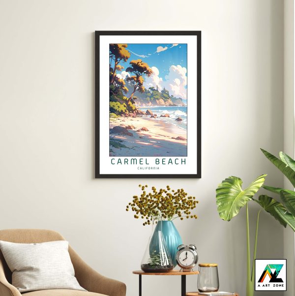 Artistry in Beachside Wonders: California's Carmel Framed Wall Art