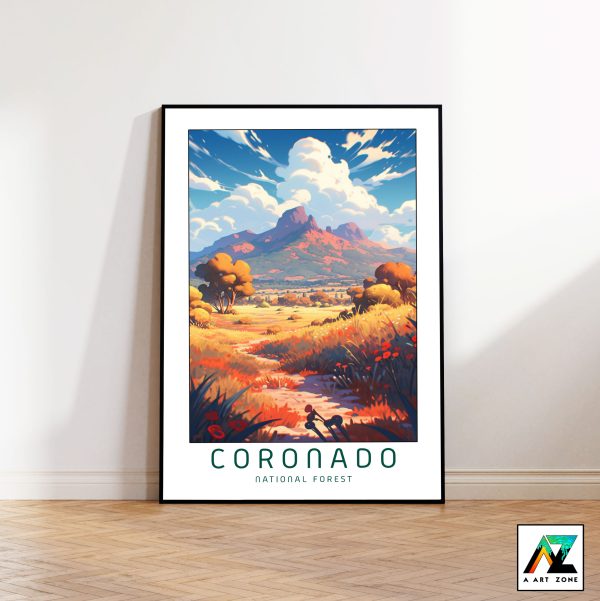 Forest Tranquility: Coronado National Forest Framed Wall Art in Tucson, Arizona
