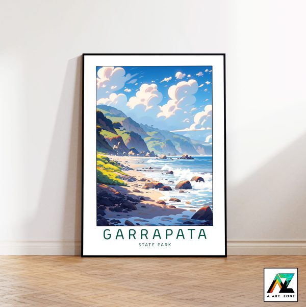 Nature's Symphony: Framed Garrapata State Park Wall Art in Carmel, California