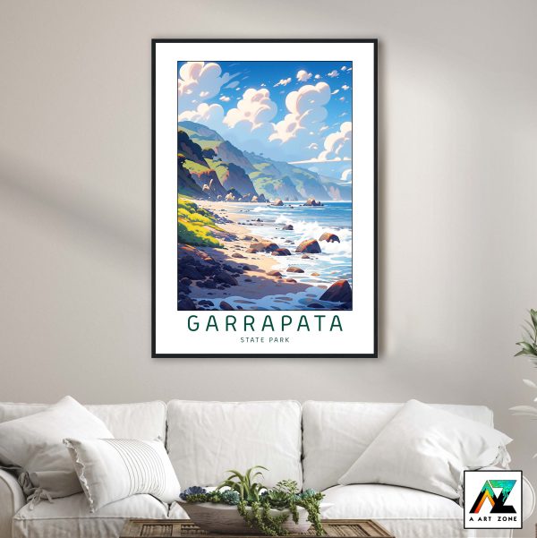 Coastal Tranquility: Garrapata State Park Framed Wall Art in Carmel, California